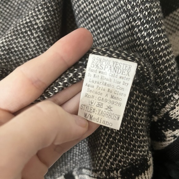 Xtaren Retro Y2K Heavyweight Cardigan With Fringe Details Polyester - Picture 6 of 7